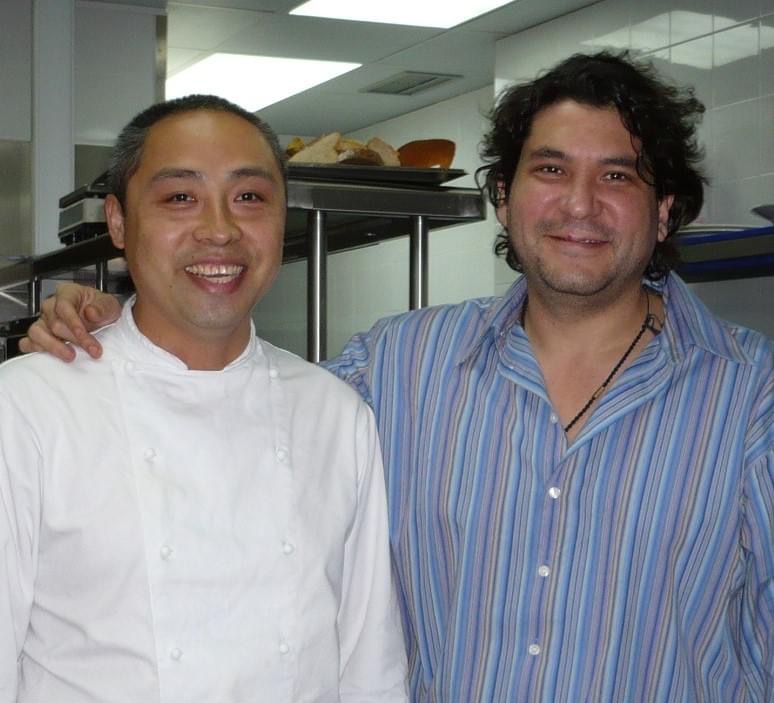 Carlos con Gastón Acurio